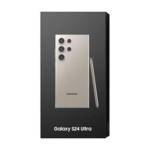 Samsung Galaxy S24 Ultra 5G Smartphone Dual-SIM RAM 12 GB / Interner Speicher 512 OLED-Display 6.8" 3120 x 1440 Pixel 120 Hz 4x x Rückkamera 200 MP 50 10 front camera Titanium Gray