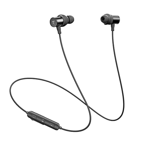 truefree HD-100 In Ear Kopfhörer, Bluetooth 6.0 Kopfhörer, Magnetische Nackenbügel Sportkopfhörer, Spatial Audio, IP67 Wasserdicht, 20 Std.Doppelverbindung, KI-Anruf-Rauschunterdrückung, App