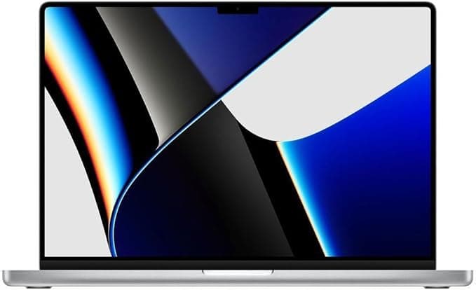 2021 Apple MacBook Pro mit Apple M1 Pro Chip (16-Zoll, 16GB RAM, 1TB SSD Kapazität) (AZERTY France) Silber (Generalüberholt)