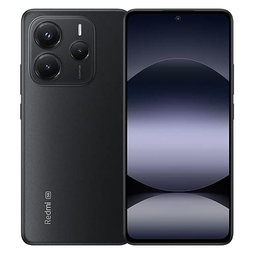 XIAOMI Redmi Note 14 5G Smartphone 8+256GB 108MP MediaTek Dimensity 7025-Ultra 120Hz Eye-Care Display 5110mAh Akku mit NFC, ohne Ladegerät. (Schwarz)