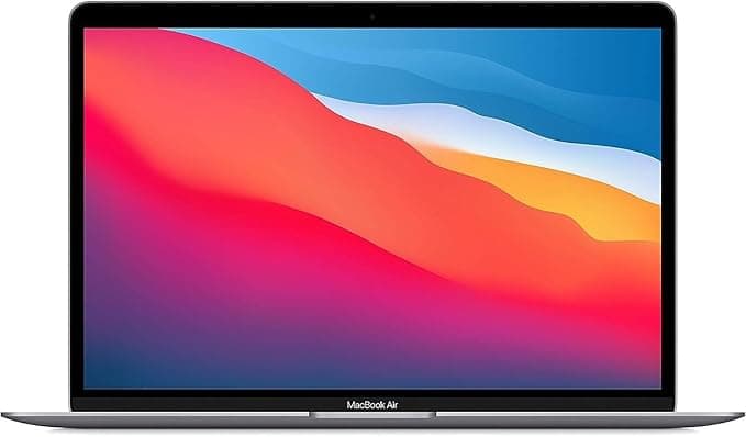 Apple Macbook 2020 Air mit Apple M1 Chip (13-Zoll, 8GB RAM, 256GB SSD Kapazität) (QWERTZ German) Space Grau (Generalüberholt)