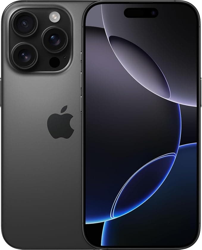 Apple iPhone 16 Pro, 256GB, Titan Schwarz (Generalüberholt)