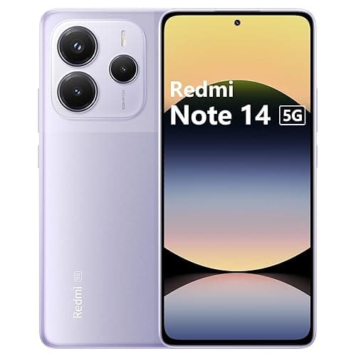 XIAOMI Redmi Note 14 5G 8+256GB, Smartphone 6.67", AMOLED, MediaTek Dimensity 7025-Ultra, Purple (EU Versione)