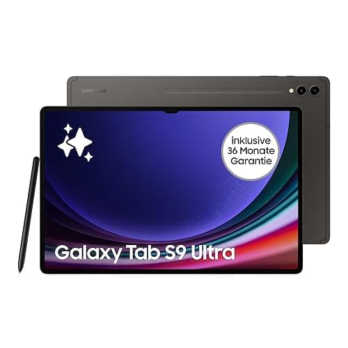 Samsung Galaxy Tab S9 Ultra AI-Android-Tablet, Wi-Fi, 1 TB / 16 GB RAM, MicroSD-Kartenslot, Inkl. S Pen, Simlockfrei ohne Vertrag, Graphit, Inkl. 36 Monate Herstellergarantie [Exklusiv bei Amazon]