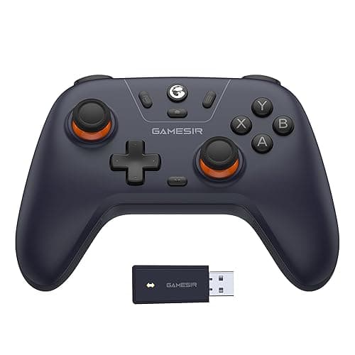 GameSir Nova Lite Wireless Controller, Tri-Mode Konnektivität, PC Gamepad Joystick für Windows PC/Switch/Stem/iOS/Android, mit Hall-Effekt Trigger, DualVibration, Turbo, Bewegung (Dunkelviolett)