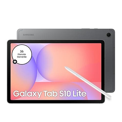 Samsung Galaxy Tab S10 Lite AI Tablet, Android Tablet, 6 GB RAM, 128 GB Speicher, 27,7 cm/10,9" Display mit 90 Hz, Inkl. S Pen, Wi-Fi, Grey, 3 Jahre Herstellergarantie [Exklusiv auf Amazon]