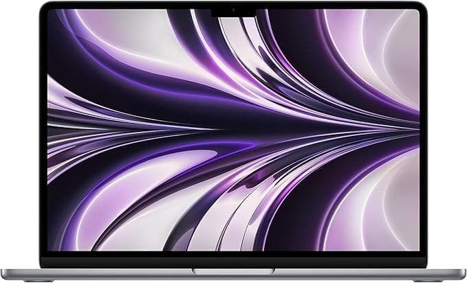 2022 Apple Macbook Air mit Apple M2 Chip 8-core CPU/8-core GPU (13-zoll, 16GB RAM, 512GB SSD Kapazität) (QWERTY English) Space Grau (Generalüberholt)
