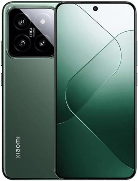 Xiaomi 14 Smartphone, 12+256GB Handy ohne Vertrag, 120Hz 6.36'' AMOLED Display, Snapdragon 8 Gen3, 4610mAh, 90W HyperCharge, IP68 Staub- undwasserdicht, Leica Kamera (Grün)