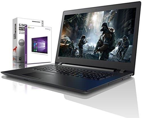Lenovo (17,3 Zoll Notebook (Intel Pentium 5405U 4-Thread CPU, 2.30 GHz, 12GB DDR4 RAM, 256GB SSD, 1000GB, DVD±RW, Intel HD, HDMI, Webcam, Bluetooth, USB3.0, WLAN, Win 10 Prof. 64, MS Office) #6477