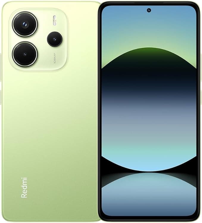 Xiaomi Redmi Note 14 Handy 120Hz 6.67" AMOLED Display,8+256GB Smartphone Ohne Vertrag mit Helio G99-Ultra Prozessor und 108MP AI Triple Kamera 5500mAh Akku 33W Schnellladung(NFC Grüner EU Version)