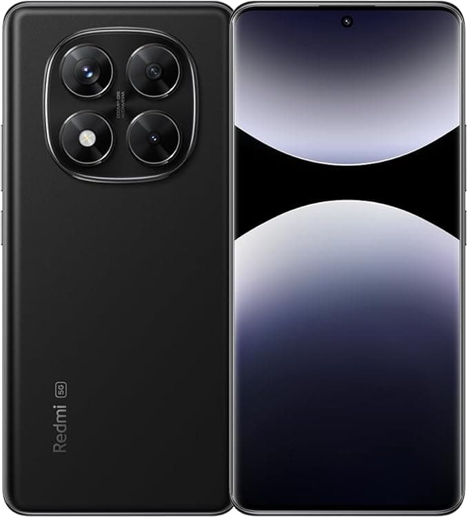 XIAOMI Redmi Note 14 Pro 5G Handy 1.5K 120Hz 6.67" AMOLED Display,8+256GB Smartphone Ohne Vertrag mit Octa-core Prozessor und 200MP AI Triple Kamera 5110mAh Akku 45W Schnellladung(Schwarz