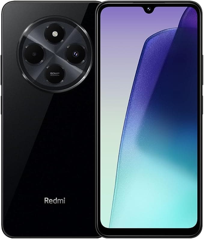 XIAOMI Redmi 14C Handy 120Hz 6.88" Display, 4+128GB NFC Smartphone Ohne mit Helio G81 Ultra Prozessor und 50MP AI Dual Kamera 5160mAh Akku Bis zu 22 Stunden Videowiedergabe(Schwarz EU Version)