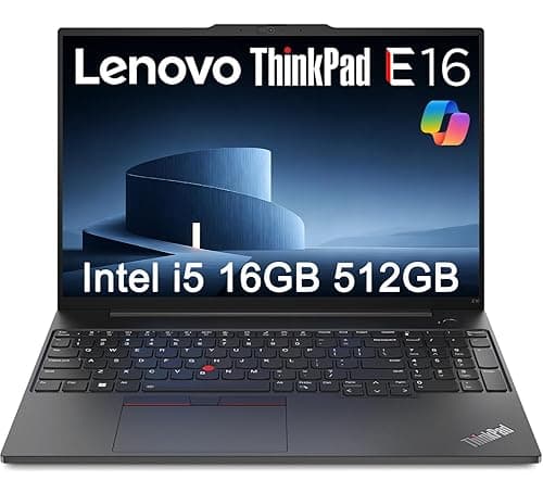 Lenovo ThinkPad E16 Business Laptop (16 Zoll FHD+ Display, AMD Ryzen 7 7730U (Beat Intel i7-1255U), 40GB RAM, 2TB SSD) Fingerabdruck, Hintergrundbeleuchtung, FHD Webcam, WLAN, Ethernet, Win 11 Pro w