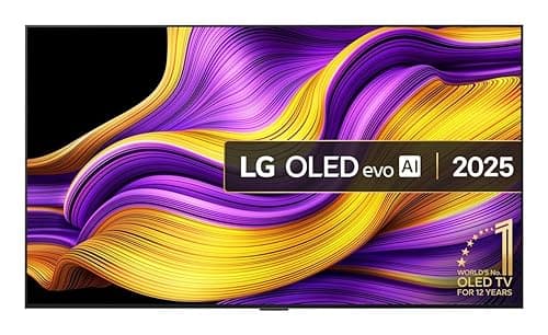 LG OLED65G54LW TV 65 Zoll (15,2 cm), OLED EVO 4K, Smart TV AI B5, WebOS 25, Dolby Vision und Dolby Atmos, AMD FreeSync, Alexa/Google Assistant, Schwarz