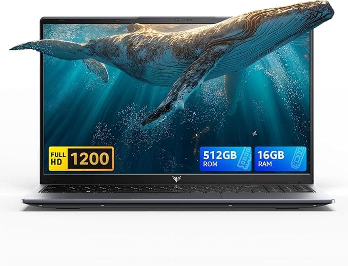 ACEMAGIC 16-Zoll-FHD-Display-Laptop, Ryzen 4300U mit bis zu 3,7 GHz (Beat 3500U/N97/N-95), 16 GB DDR4, 512 GB SSD, Notebook-Computer mit Metallgehäuse, unterstützt WiFi, BT5.0, 3*USB3.2