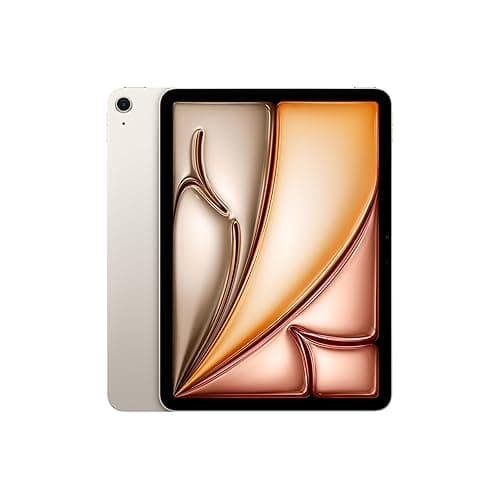 Apple iPad Air 11" mit M3 Chip: Apple Intelligence, Liquid Retina Display, 128 GB, 12 MP Frontkamera/Rückkamera, WLAN 6E, Touch ID, Batterie für den ganzen Tag – Polarstern