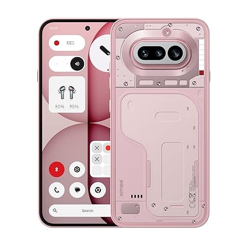 Nothing Phone (4a) - 50 MP Triple-Kamera, bis 70x Ultra-Zoom, Transparentes Smartphone, Langer Akku, 50W Schnellladen, 120Hz AMOLED, Glyph Bar, 12GB+256GB - Rosa