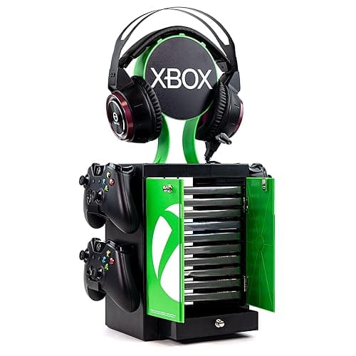 Numskull Offizieller Xbox Gaming-Locker Controller-Halter & Headset-Ständer für PS5, Xbox Series X|S und Nintendo Switch