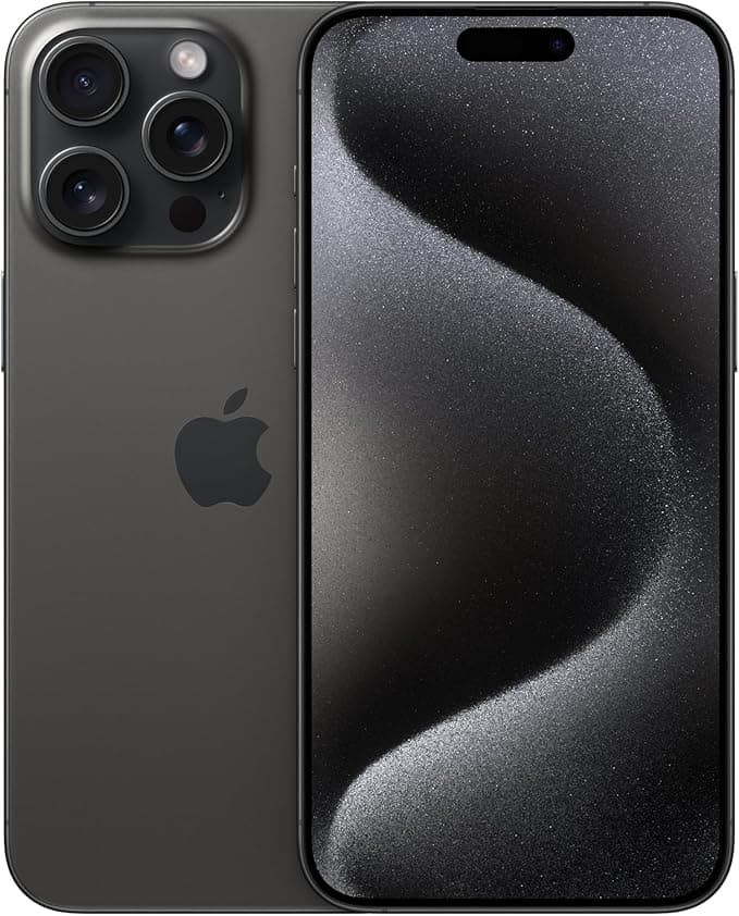 Apple iPhone 15 Pro Max (256 GB) - Titan Schwarz (Generalüberholt)
