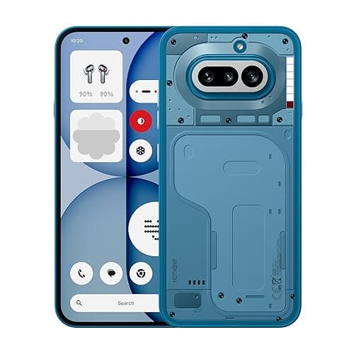 Nothing Phone (4a) - 50 MP Triple-Kamera, bis 70x Ultra-Zoom, Transparentes Smartphone, Langer Akku, 50W Schnellladen, 120Hz AMOLED, Glyph Bar, 12GB+256GB - Blau