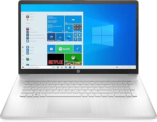 HP Laptop | 17,3" HD+ Display | AMD Ryzen 5-5500U | 8GB DDR4 RAM | 512GB SSD | AMD Grafik | Windows 11 Home| QWERTZ Tastatur | Silber